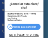 Como cancelar tus clases