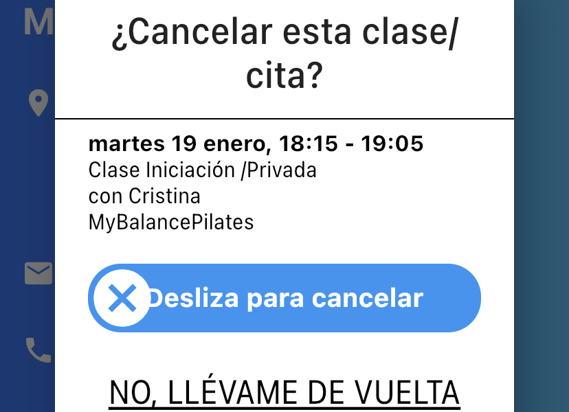 Como cancelar tus clases